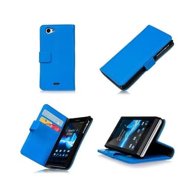 Mobilplånbok 2-kort Sony Xperia J (ST26i) - Brun - Skal och Fodral