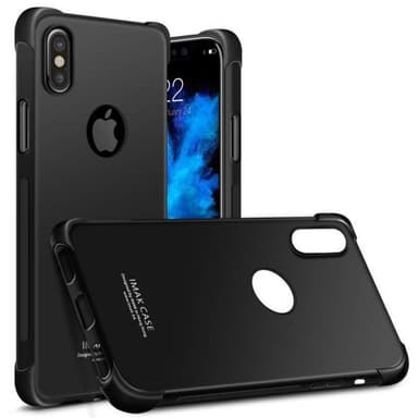 IMAK shockproof silikon skal Apple iPhone X / Xs  - Matt Svart