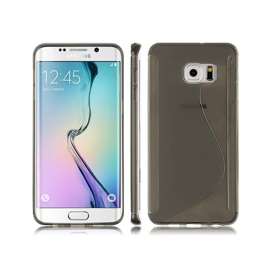 S Line silikon skal Samsung Galaxy S6 Edge Plus (SM-G928F) Grå
