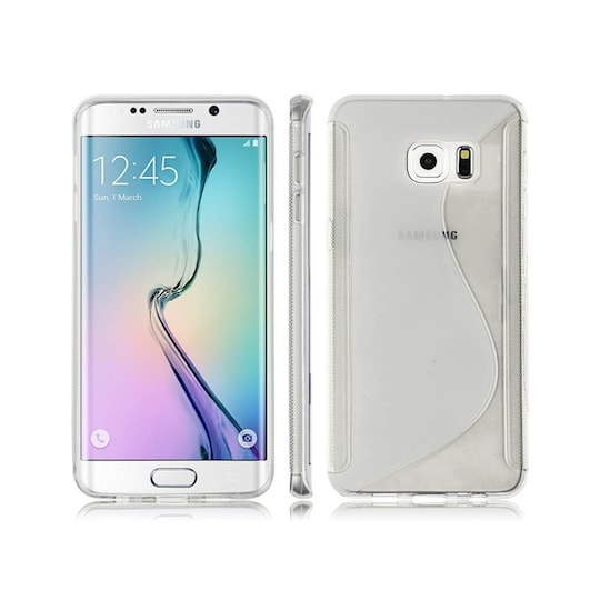 S Line silikon skal Samsung Galaxy S6 Edge Plus (SM-G928F) Svart