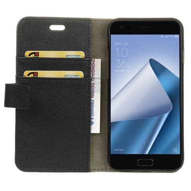 Mobilplånbok 2-kort Asus Zenfone 4 (ZE554KL)  - Svart
