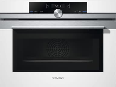 Siemens kompaktugn CM633GBW1 (vit, stål)