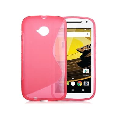 S Line silikon skal Motorola Moto E2 (XT1524) Lila