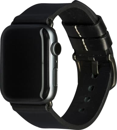 dbramante1928 Bornholm Apple Watch 42-45 mm klockarmband (svart/grått)
