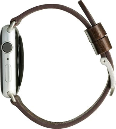 dbramante1928 Bornholm Apple Watch 42-45 mm klockarmband(brunt/silver)