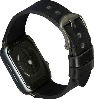 dbramante1928 Bornholm Apple Watch 42-45 mm klockarmband (svart/grått)