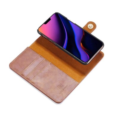 Mobilplånbok DG-Ming 2i1 Apple iPhone 11 Pro Max (6.5")  - Brun