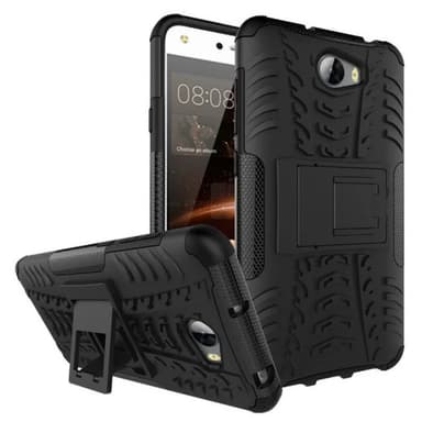 Stöttåligt skal med ställ Huawei Y5 II, Y6 II Compact  - Orange