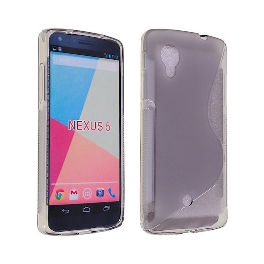 S Line silikon skal LG Nexus 5 (E980) Svart