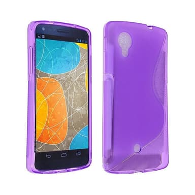 S Line silikon skal LG Nexus 5 (E980) Lila