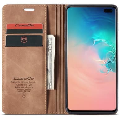 CaseMe Smart Magnet FlipCase Samsung Galaxy S10 Plus (SM-G975F)  - Bru