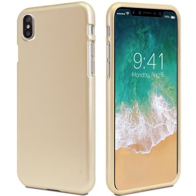 Mercury i Jelly Metal skal iPhone X / Xs  - Svart