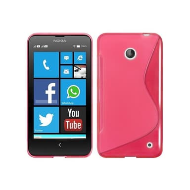 S Line silikon skal Nokia Lumia 630/635 (RM-976) Lila
