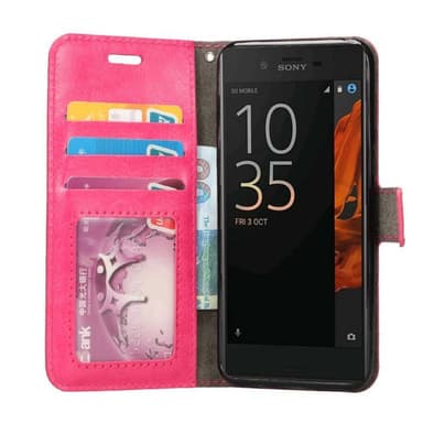 Mobilplånbok 3-kort Sony Xperia XZ / XZs (F8331)  - Rosa