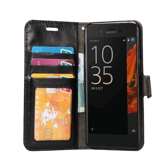 Mobilplånbok 3-kort Sony Xperia XZ / XZs (F8331)  - Rosa