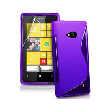 S Line silikon skal Microsoft Lumia 535 (RM-1091) Blå