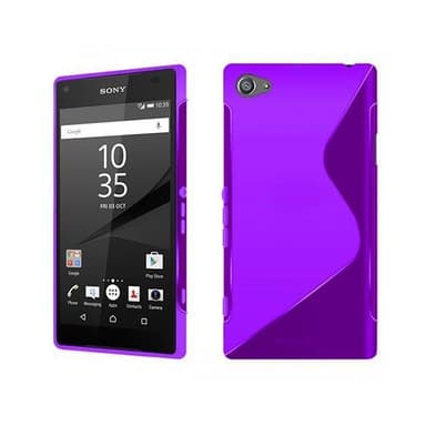 S Line Silikon skal Sony Xperia Z5 Compact (E5823) Lila