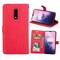 Mobilplånbok 3-kort OnePlus 7  - Röd