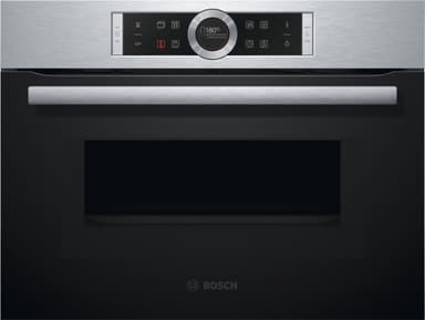 Bosch serie 8 kompaktugn/mikro CMG633BS1 (stål)