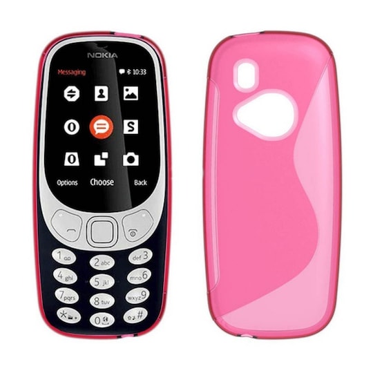 S Line silikon skal Nokia 3310 2017 (TA1008)  - Rosa