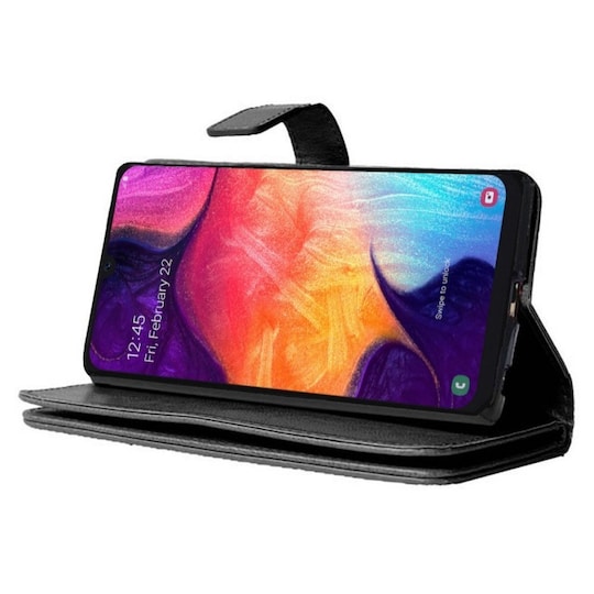 Dubbelflip Flexi 9-kort Samsung Galaxy A50 (SM-A505F)  - Vit