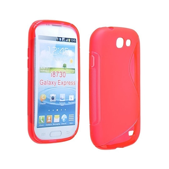 S Line silikon skal Samsung Galaxy Express (GT-i8730) Röd