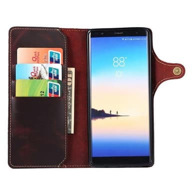 Mobilplånbok 3-kort äkta läder Samsung Galaxy Note 8 (SM-N950F)  -