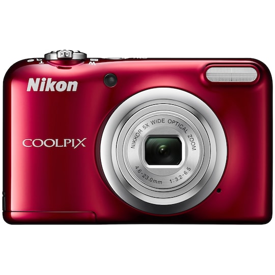 Nikon CoolPix A10 Kompaktkamera (röd)