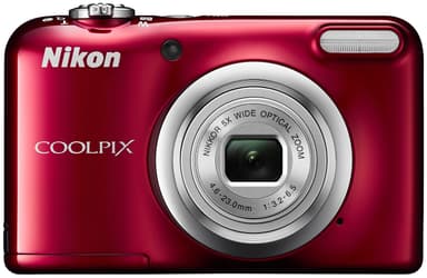 Nikon CoolPix A10 Kompaktkamera (röd)