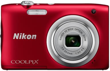 Nikon CoolPix A100 Kompaktkamera (röd) Nikon CoolPix A100 Kompaktkamera (röd)