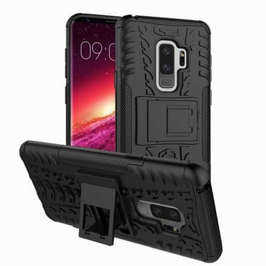 Stöttåligt skal med ställ Samsung Galaxy S9 Plus (SM-G965F)  - Lila