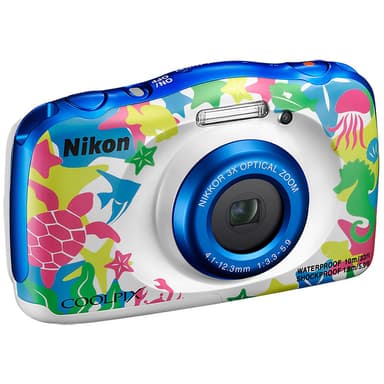 Nikon CoolPix W100 kompaktkamera (marinblå) Nikon CoolPix W100 kompaktkamera (marinblå)