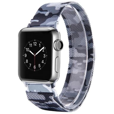 Apple Watch 4 (44) Armband Milanese Camo - Grå