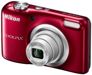 Nikon CoolPix A10 Kompaktkamera (röd)