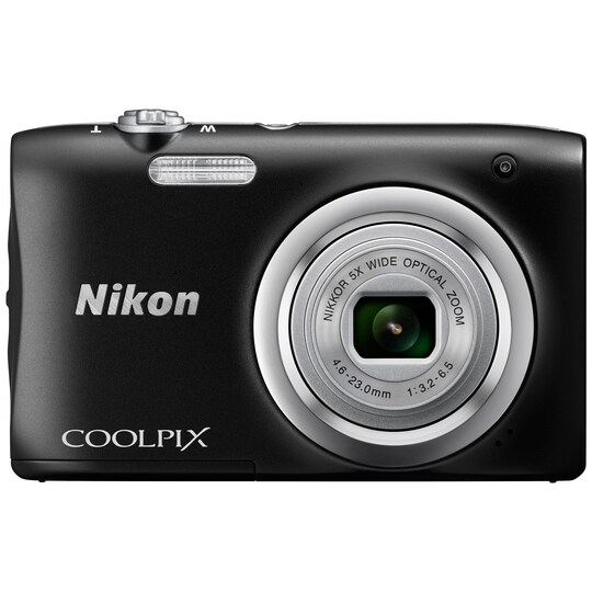 Nikon CoolPix A100 Kompaktkamera (svart)