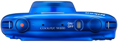 Nikon CoolPix W100 kompaktkamera (blå)