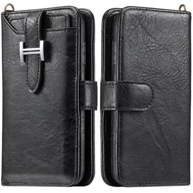 Multiplånbok 3i1 9-kort Samsung Galaxy Note 10 (SM-N970F)  - Svart