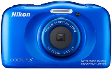 Nikon CoolPix W100 kompaktkamera (blå)