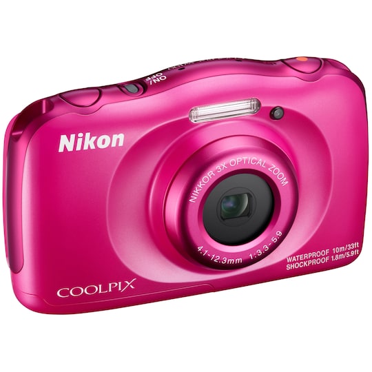 Nikon CoolPix W100 kompaktkamera (rosa)