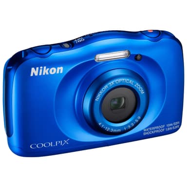 Nikon CoolPix W100 kompaktkamera (blå)