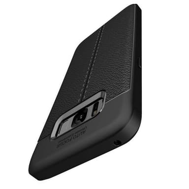 Läder mönstrat TPU skal Samsung Galaxy S8 Plus (SM-G955F)  - Grå