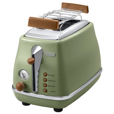 DeLonghi Icona Vintage brödrost CTOV2103 (grön) DeLonghi Icona Vintage brödrost CTOV2103 (grön)