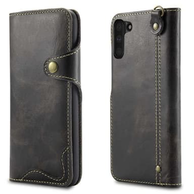 Mobilplånbok 3-kort äkta läder Samsung Galaxy Note 10 (SM-N970F)  -