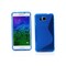 S Line silikon skal Samsung Galaxy Alpha (SM-G850F) Blå