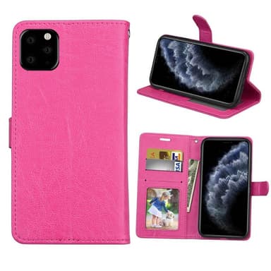 Mobilplånbok 3-kort Apple iPhone 11 Pro Max (6.5")  - Rosa