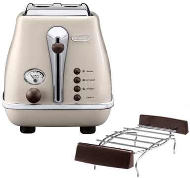 DeLonghi Icona Vintage brödrost CTOV2103 (beige)