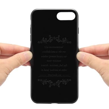 Denior Läderskal med kortfack Apple iPhone 7+ / 8+ (5.5")  - Brun