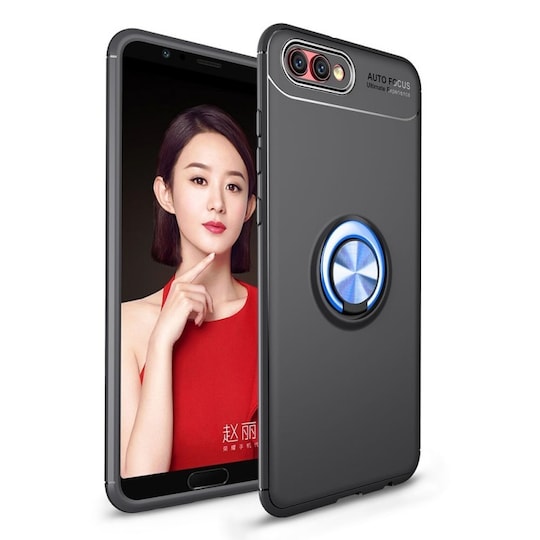 Slim Ring Case Huawei Honor View 10 (BKL-L29)  - Svart/Blå