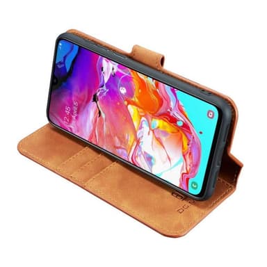 DG-Ming mobilplånbok 3-kort Samsung Galaxy A70 (SM-A705F)  - Röd