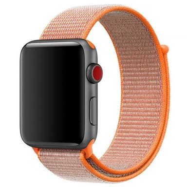 Apple Watch 38mm Nylon Armband - Spicy Orange